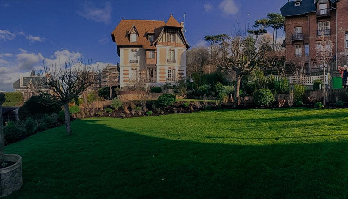 Conception et réalisation du jardin d’une résidence secondaire en Normandie.
