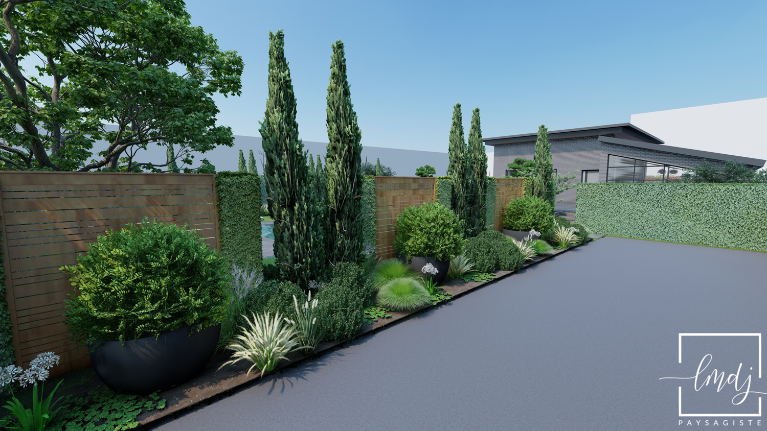 Visualisation 3D aménagement de jardin