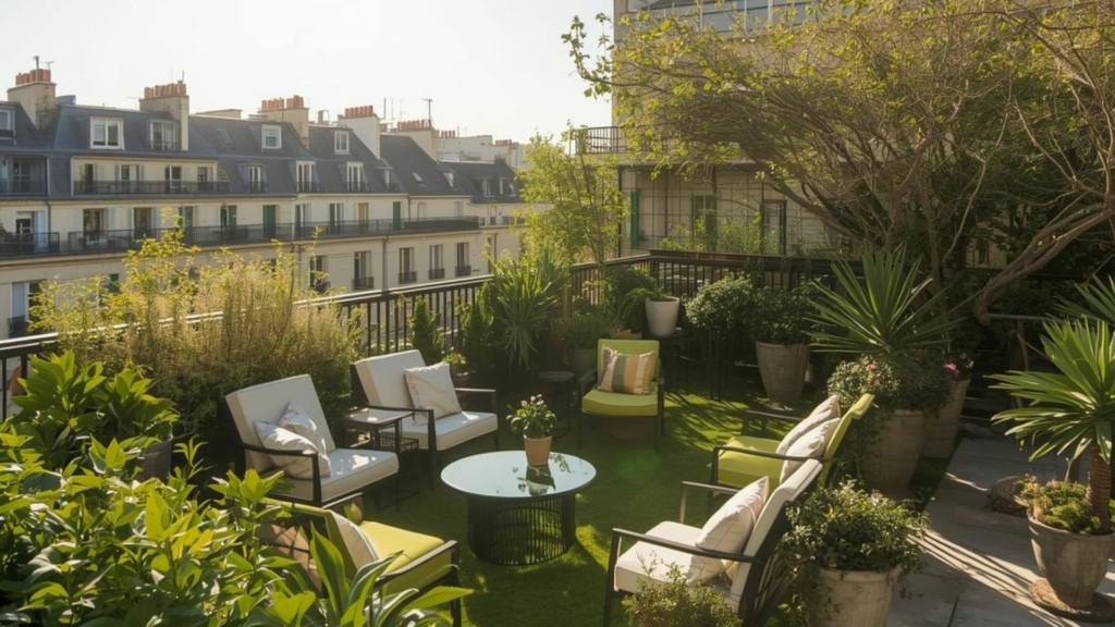 Végétaliser une terrasse au soleil créer un oasis de prestige (1) Végétaliser une terrasse au soleil : créer un oasis de prestige au cœur de la ville
