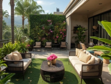 Végétaliser une terrasse au soleil : créer un oasis de prestige