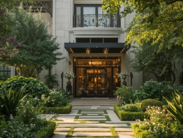 Aménagement extérieur hôtel luxe : approche paysagiste