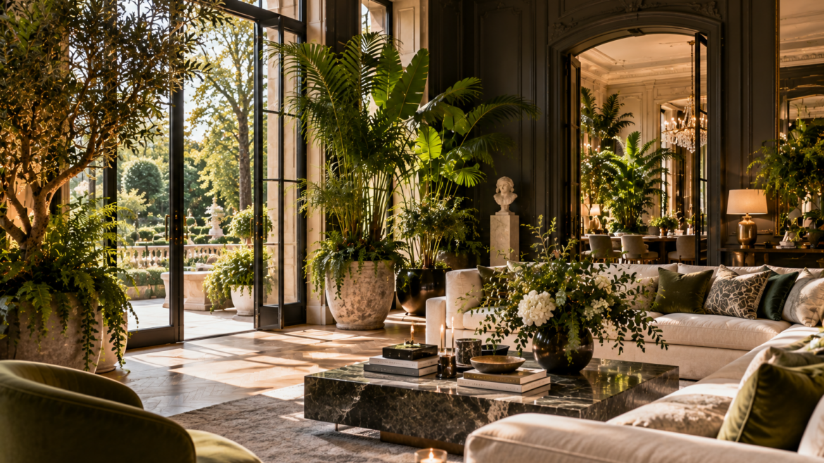 Végétalisation intérieure pour demeures de prestige : penser le jardin dès l&rsquo;intérieur